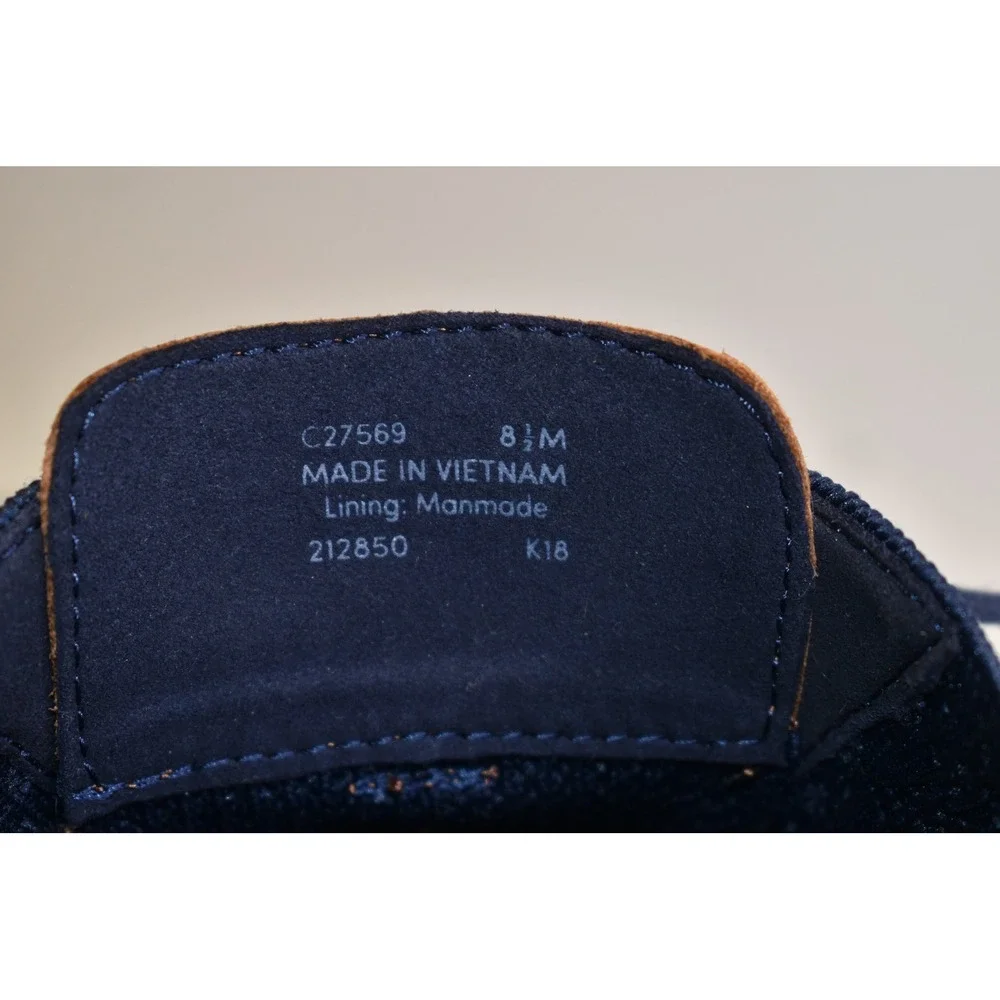 Cole Haan 2.Zerogrand Stitchlite Wingtip Oxfords Navy Blue Mens 8.5M Dress Shoes